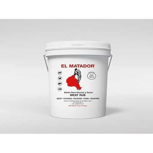 El Matador Adobo Paste - 45重量ポンド Bulk Mexican Marinade for Chorizo, Carne \u0026 Tacos - Commercial Use \u0026 Food Service Adobo for Chorizo/Adobo para Chorizo