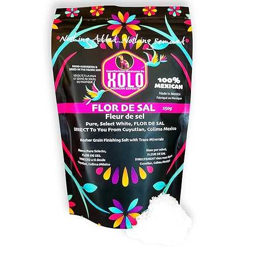 Fluer de Sel, XOLO Mexican Exports, Premium Hand Harvested Finishing Salt From The Famous Cuyutlan Lagoon Colima Mexico.