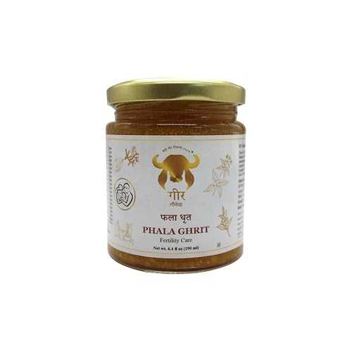 GIR GAUVEDA Phala Ghrit Ghee 6.4 Oz (190 ML) / Ayurvedic Pure Gir Cow Ghee.