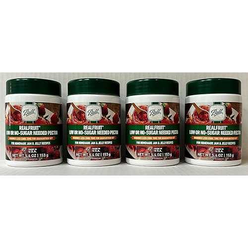 Ball Low or No-Sugar Needed Pectin 5.4薬局衡オンス - pack of 4