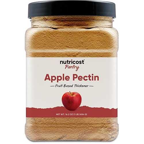 Nutricost Pantry Apple Pectin Powder (1 LB) - Bulk Pectin for Jam, Jelly \u0026 Canning, Vegan, GMO-Free, Gluten-Free