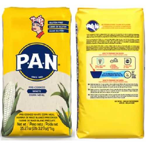 Generic Pre Cooked White Corn Meal (2 Bags, 35 薬局衡オンス. each)
