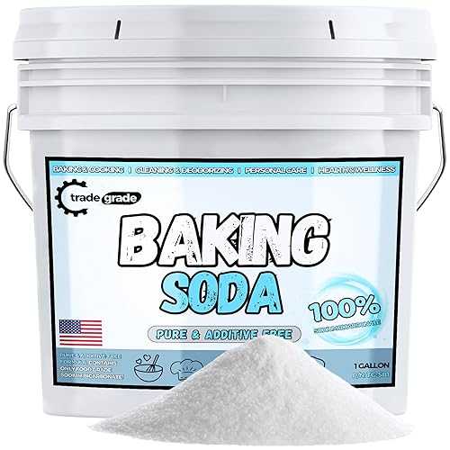Trade Grade TradeGrade Pure Baking Soda Powder (1 Gallon) Food-Grade Sodium Bicarbonate Powder for Cooking, Cleaning \u0026 Deodorizing
