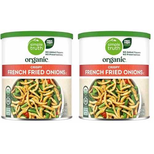 Simple Truth Organic Organic Crispy French Fried Onions (2-6 薬局衡オンス. Cans)