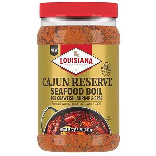 Louisiana Fish Fry Products Cajun Reserve Seafood Boil Seasoning - 3.5 重量ポンド - Premium All-インチ-One Louisiana Seafood Boil Blend with Citrus, Herbs, Whole Spices for Crawfish, Shrimp, and Crab Boils