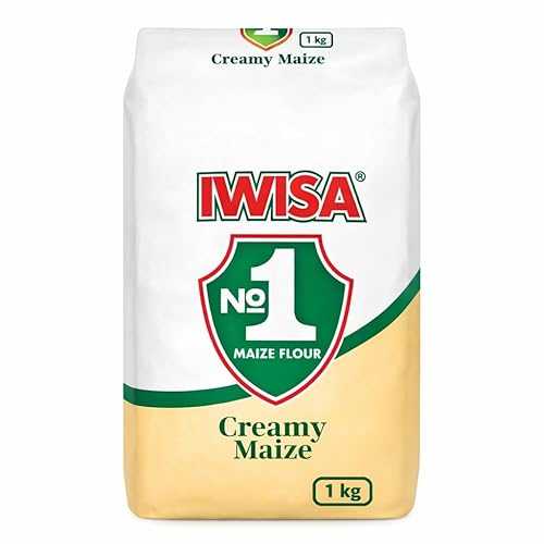 Generic Creamy Maize Meal 1kg Premium Fine Ground Cornmeal, Smooth Texture for Pap, Porridge \u0026 Traditional Dishes, Non-GMO Maize Flour, Staple Pantry Essential for Breakfast \u0026 Cooking - Iwisa