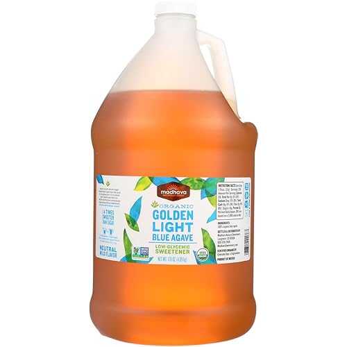 Madhava Organic Agave Nectar Light 176-ounce