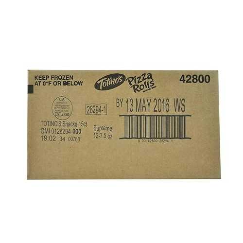 General Mills Totinos Supreme Pizza Rolls, 7.5 Ounce -- 12 per case.