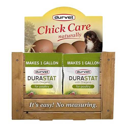 Durvet DURASTAT with Oregano for Poultry - 4gm Packet, Box of 40 Packets