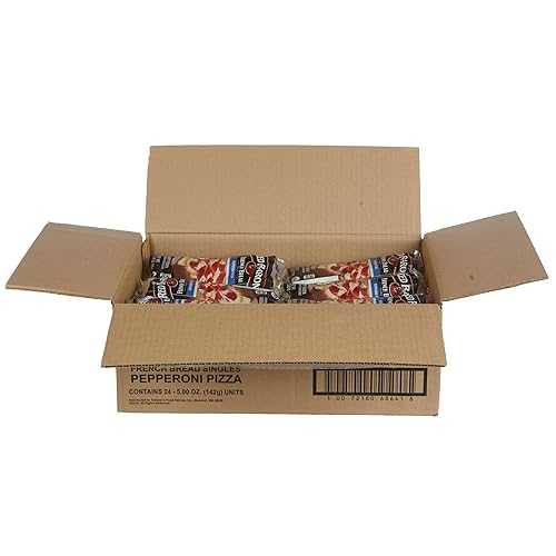 Schwans Red Baron Singles French Bread Pepperoni Pizza, 5 Ounce -- 24 per case.