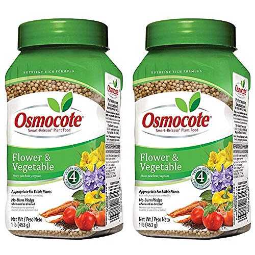 Osmocote 277160 Flower and Vegetable Smart-Release Plant Food, 14-14-14, 1-Pound Bottle (Рack of 2) Osmocote 277160 Flower and Vegetable Smart-Release Plant Food, 14-14-14, 1-Pound Bottle ( ack of 2)