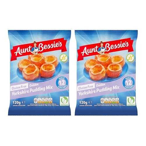 Aunt Bessies Aunt Bessie Gluten-Free Yorkshire Pudding Mix 120g (Pack of 2).