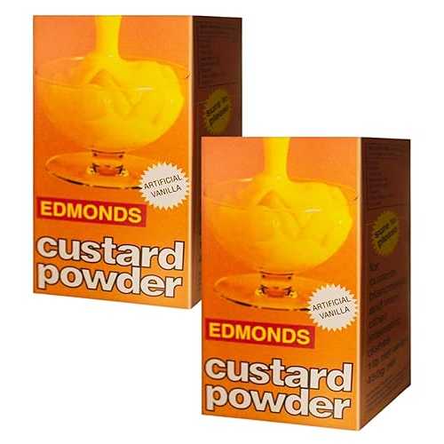 FIJIAN MADE EDMONDS - Custard Powder Original Vanilla Flavoured (Pack Of 2 x 450g) Imported from FIJI
