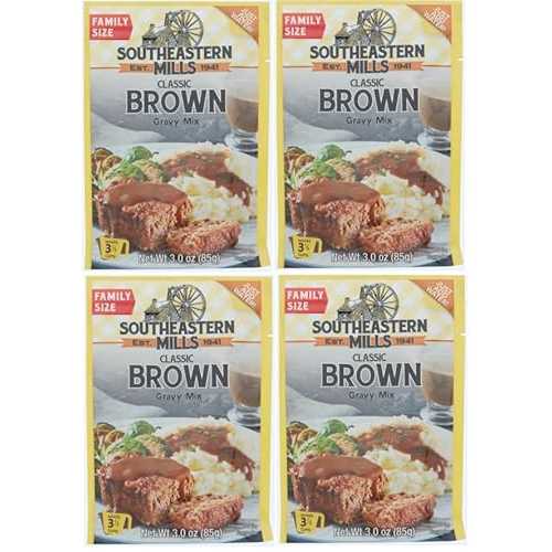 Generic Pack Of 4 Classic Brown Gravy Mix, 3.0 薬局衡オンス