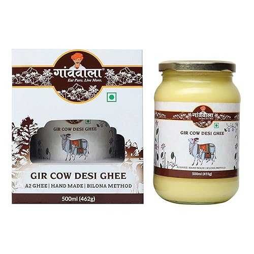 Blessfull Healing Gaonvala A2 Pure Desi Gir Cow Ghee / Vedic Bilona Method (500 Ml)