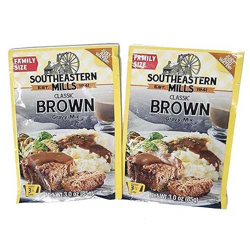 Generic 2 Pack of Instant Gravy Mix Southeastern Mills (3薬局衡オンス, Classic Brown Gravy)