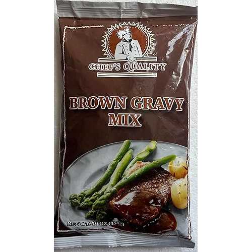 Generic Brown Gravy Mix, Chef\u0027s Quality, 16 薬局衡オンス package