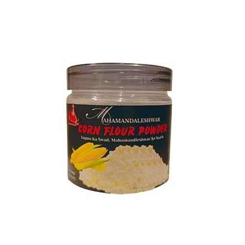 Corn Flour Powder 150g Mahamandaleshwar / Pure Maize Flour for Cooking, Thickening, Baking / Authentic Taste / Hand-Ground by Village Women