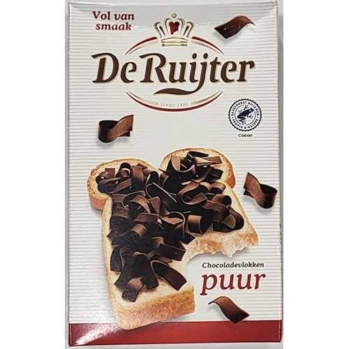 De Ruijter Dark Chocolate Flakes 7 Ounce Box (Pack of 3)
