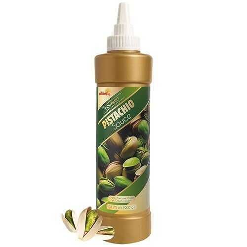 SINCE 1871 G・・LL・・OGLU Gulluoglu Pistachio Sauce Pistachio Dessert Sauce, 30.52 fl 薬局衡オンス 900g / Squueze Bottle / Perfect for Ice Cream, Cakes \u0026 Coffee, Topping (1 pack, Pistachio)