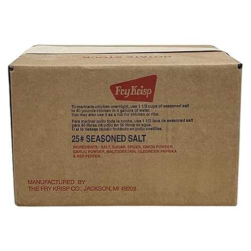 Fry Krisp 25# Seasoned Salt Case