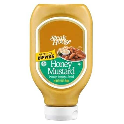 Generic Lite Honey Mustard Salad Dressing and Marinade, (1 Bottle, 24 薬局衡オンス.)
