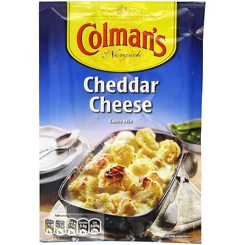 Colman\u0027s Colmans Cheddar Cheese Sauce Mix 40 g (Pack of 12)