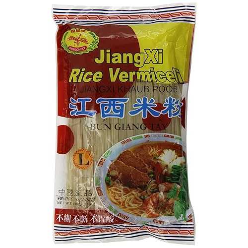 Dragonfly Rice Vermicelli, Jiangxi, Large, 14-Ounce (Pack of 6)