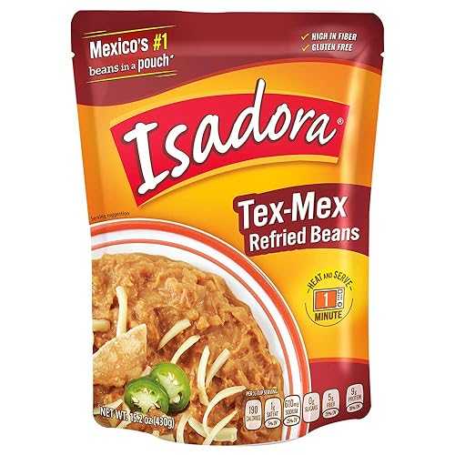 Isadora Tex-Mex Refried Beans, 15.2-Ounce (Pack of 8)