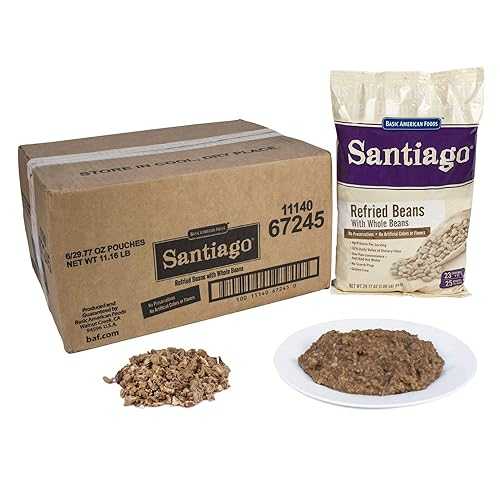 Basic American Foods Santiago Refried Pinto Beans, 29.77 Ounce (Pack of 6)