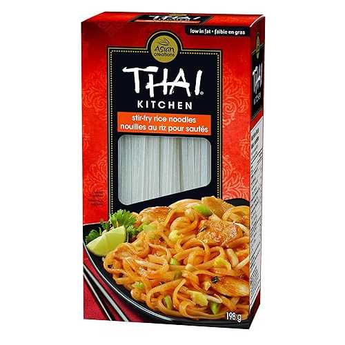 Thai Kitchen Stir-Fry Rice Noodles, Vegan Friendly, Gluten Free \u0026 Non-GMO, 14 Ounce (Pack of 12)