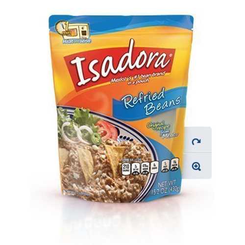 Isadora Beans 15.2薬局衡オンス Pouch (Pack of 6) Choose Flavor Below (Original Recipe Refried Beans) by Isadora