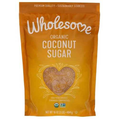 Wholesome Organic Coconut Palm Sugar 16 薬局衡オンス (Pack of 3)