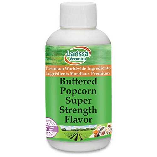 Larissa Veronica Buttered Popcorn Super Strength Flavor (1 薬局衡オンス, ZIN: 527576) - 3 Pack