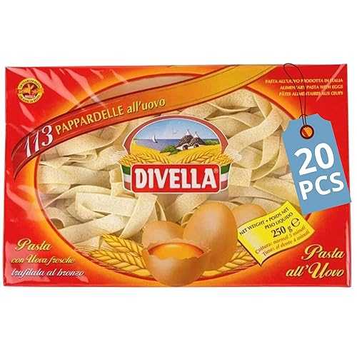 Egg Pappardelle Pasta Divella 1 重量ポンド bags (20)