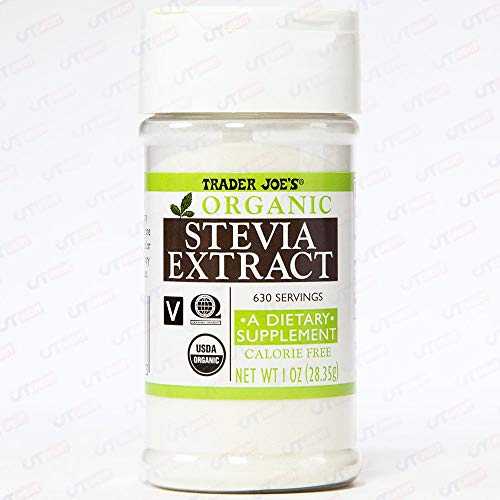 Trader Joe\u0027s ORGANIC Stevia Extract CALORIE FREE 1 OZ 630 Servings - PACK OF 2