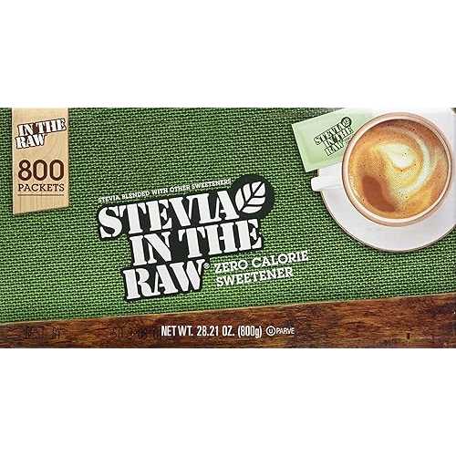 Stevia インチ the Raw Zero Calorie Sweetener Portion Packets, 800-count Original