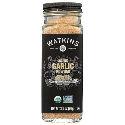 Watkins Ssnng Garlic Powder Org, 3.1 Oz (Pack Of 3)