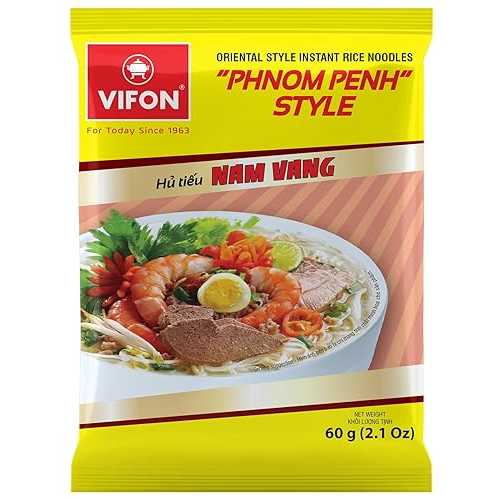 VIFON Phnom Penh Style Instant Rice Noodles, 24-Pack (2.1 薬局衡オンス Each) / Authentic Vietnamese Flavor / Vegetarian / Quick \u0026 Easy Asian Rice Noodle Soup / Ready インチ 3 Minutes