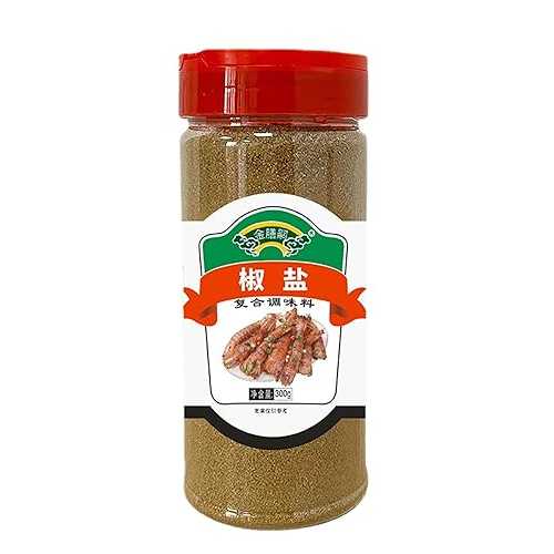 Zercumm Pepper Salt Powder 300G Salt and Pepper Bottle Commercial Household Pepper Salt Powder Dusting Powder Barbecue Seasoning