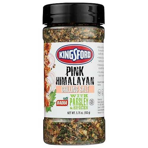 Kingsford Pink Himalayan With Parsley \u0026 Spices Grilling Salt, 5.75 Ounces (Pack Of 6)