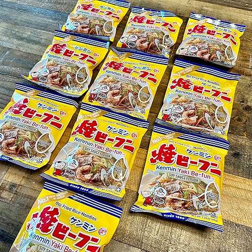 Kenmin Foods Kenmin Yaki Be-fun Stir Fried Rice Noodles 2.29薬局衡オンス (65g) Pack of 10