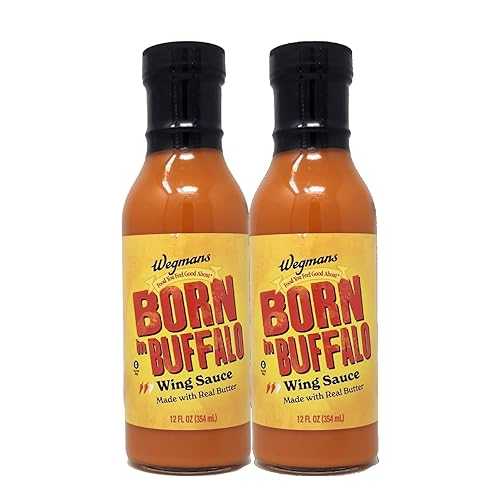 Generic Wegman\u0027s Born インチ Buffalo Wing Sauce 12薬局衡オンス Bottles (2 pack, 12, Fl Oz)