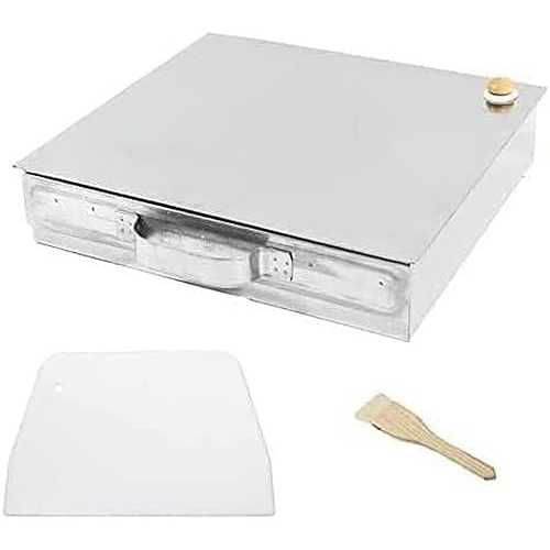 FYLFANYAN Rice Noodle Vaporizer, Stainless Steel Rice Roll with Steam Tray, Brush and Spatula ~/