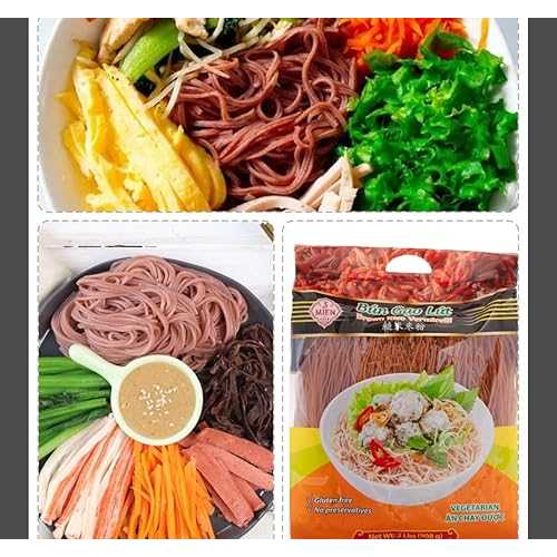 Brown Rice Vermicelli Noodles bun gao luc 3 Mien gluten-free vegetarian noodles bun chay 2lbs b・・n g?o l?c Generic Brown Rice Vermicelli Noodles bun gao luc 3 Mien gluten-free vegetarian noodles bun chay 2lbs b n g o