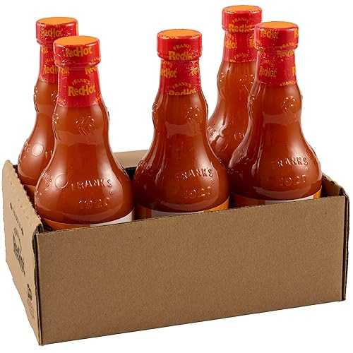 Frank\u0027s RedHot Wings Sauce, Mango Habanero, Hot Sauce, Marinade, Glaze, For Fish, Steak, Burgers, Wings, Cole Slaw, Salsa, and More, 12 fl 薬局衡オンス (Pack of 5)
