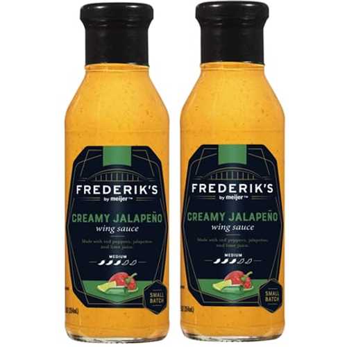 Generic Creamy Jalapeno Wing Sauce (2 Bottles, 12 薬局衡オンス. each)