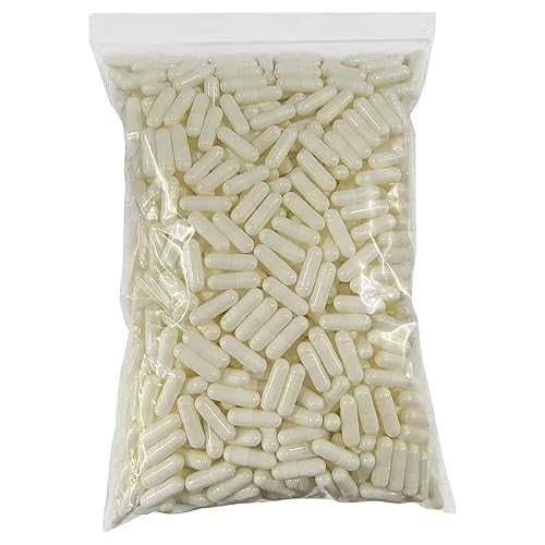 DIIOOMIEEU 0# Empty Gelatin Capsules-Capsules for Express Empty for Capsules-DIY Filling-Fillable for