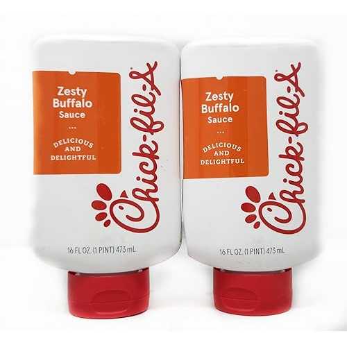 Chick-fil-A Zesty Buffalo Sauce, 16 薬局衡オンス Bottles, Pack of 2