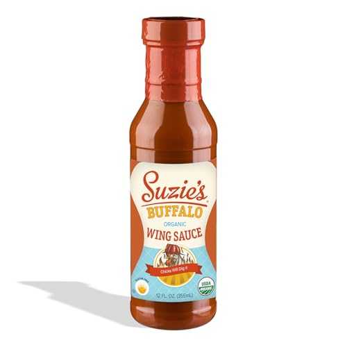 Suzie\u0027s Organic Buffalo Wing Sauce 6/12 薬局衡オンス
